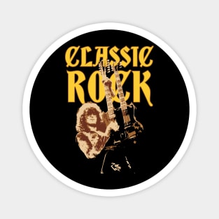 Classic Rock - 70s Rock Guitarist - Guitar Player Magnet